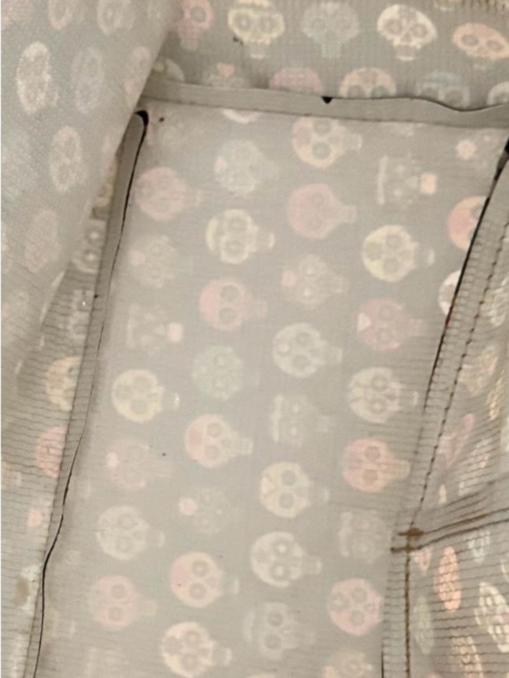 Consuela Tiny Sugar Skulls Basic Bag Large Tote Authentic - Picture 3 of 8